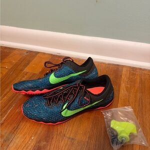 NWB Women’s Nike Zoom Rival XC Spike Blue Size 7